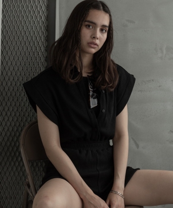 WAFFLE SHORT PANTS ALL IN ONE