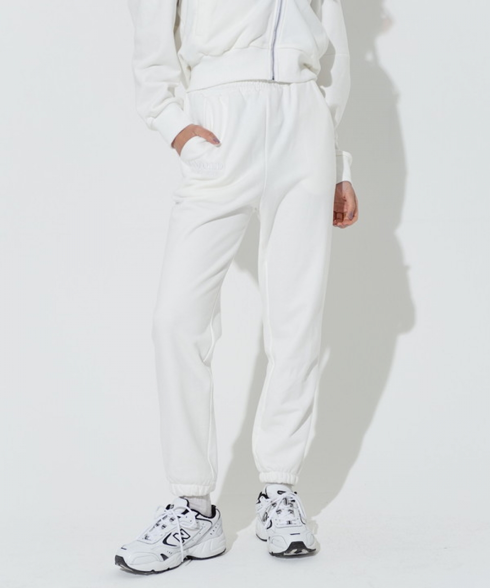 embroidery Jogger pants