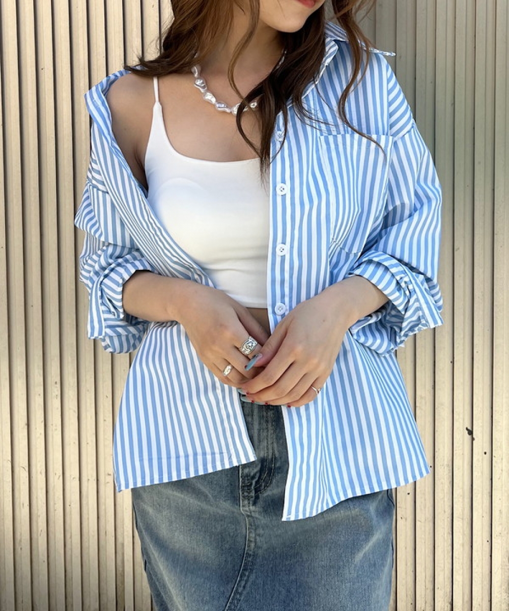 Stripe over shairt