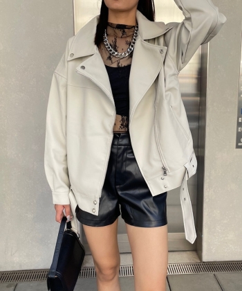 Over leather jaket
