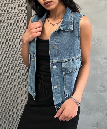 Denim vest
