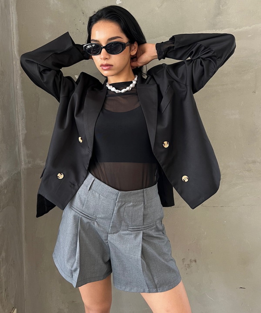 Asymmetry tailored jacket