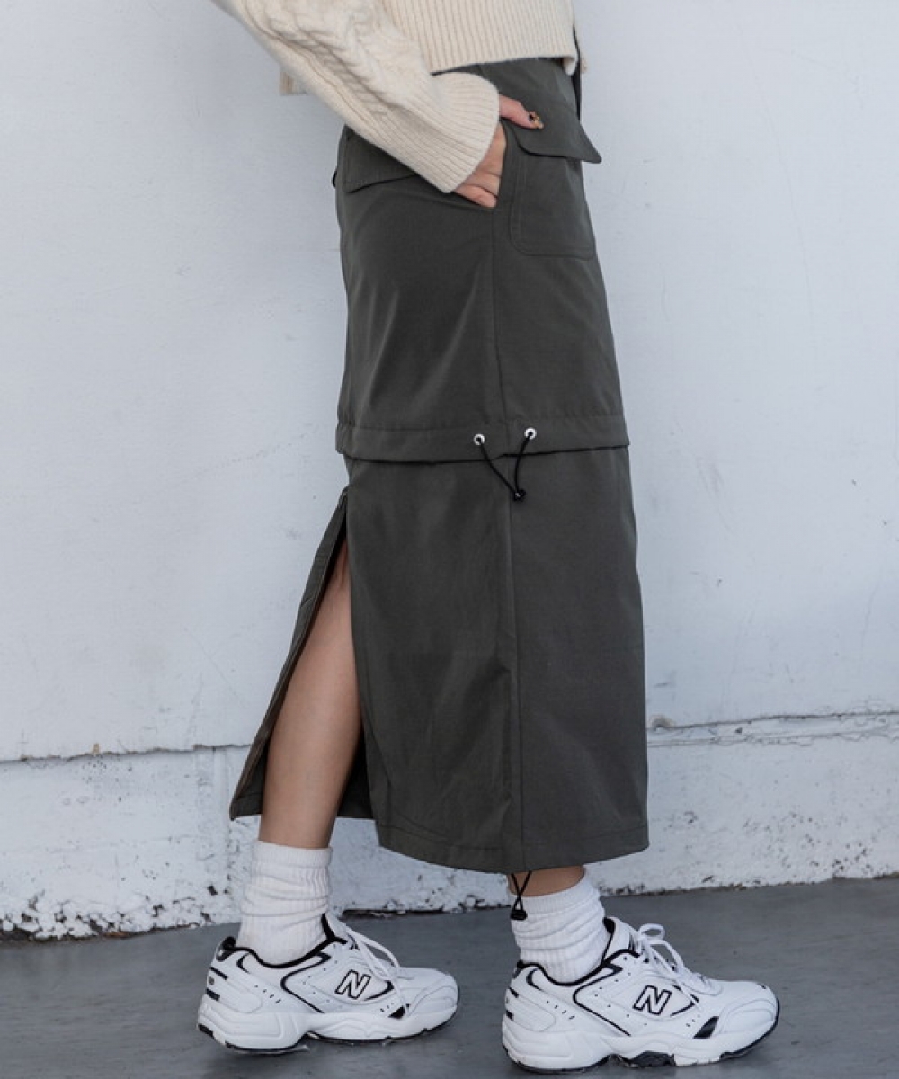 2WAY spindle military skirt