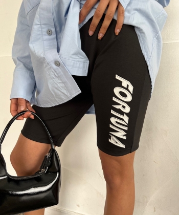 Logo embroidery bikerpants