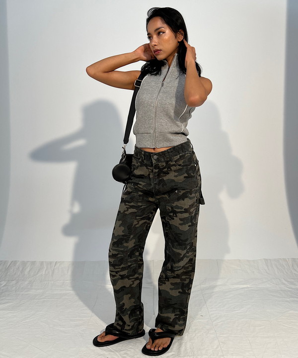 Camo straight work pants｜【公式】ROGER AND RAW通販サイト