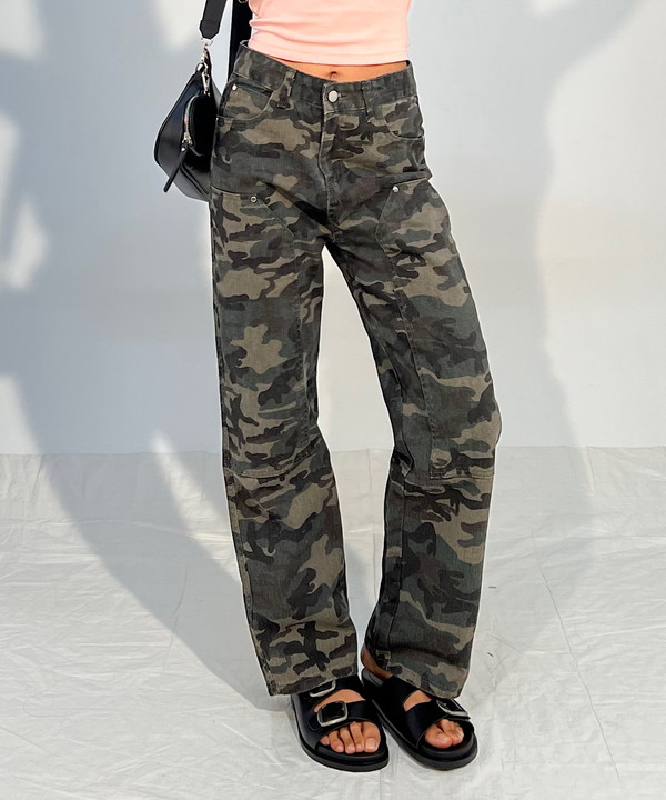 Camo straight work pants｜【公式】ROGER AND RAW通販サイト