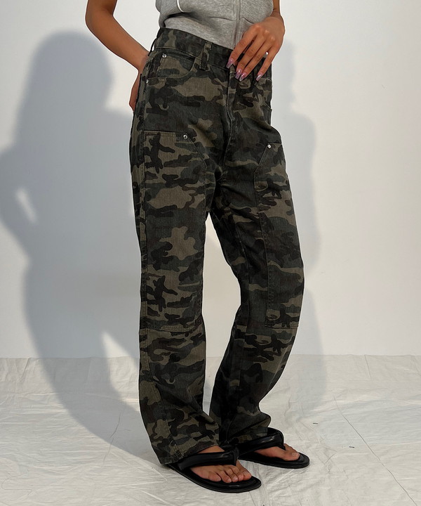 Camo straight work pants｜【公式】ROGER AND RAW通販サイト