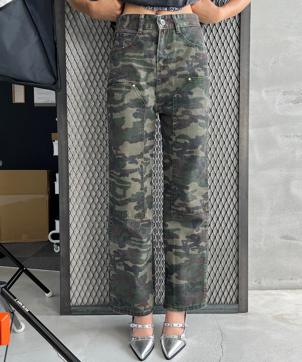 Camo straight work pants｜【公式】ROGER AND RAW通販サイト