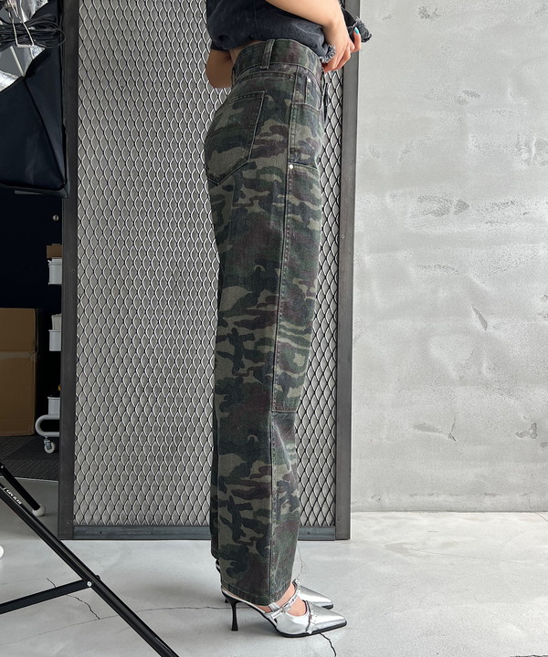 Camo straight work pants｜【公式】ROGER AND RAW通販サイト