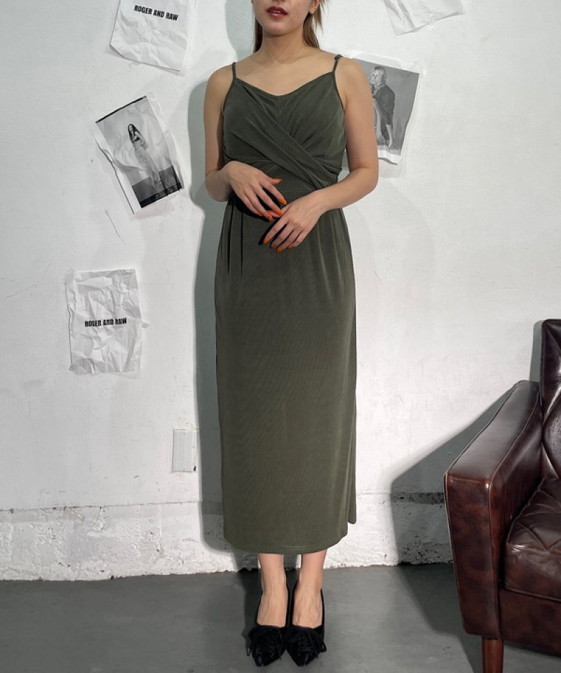 Drape cami one-piece