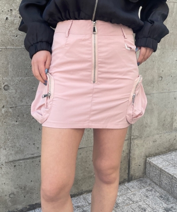 Cargo mini skirt