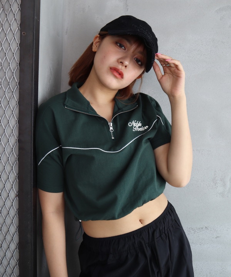 Short halfzp tshirt