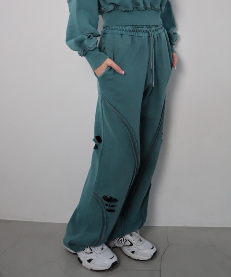 unfil damage sweat pants スウェットパンツ - メルカリ