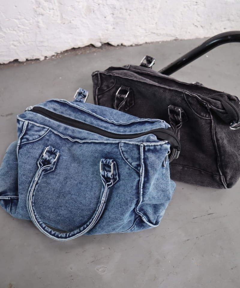 2way denim shoulder bag