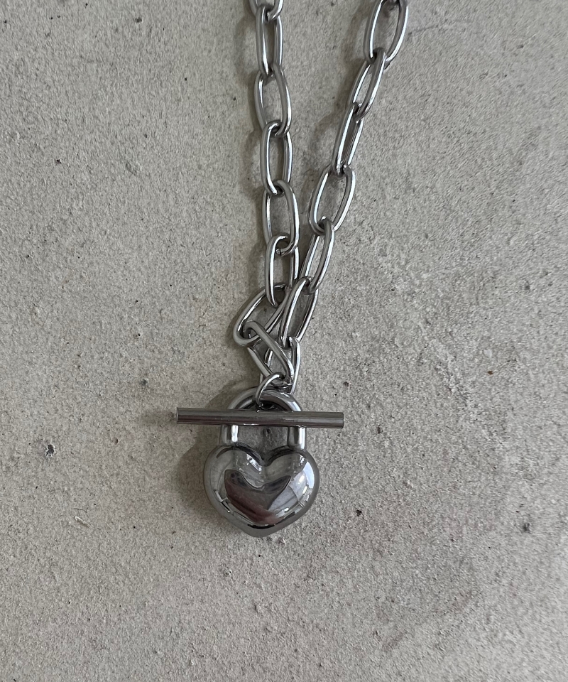 Heart chain necklace