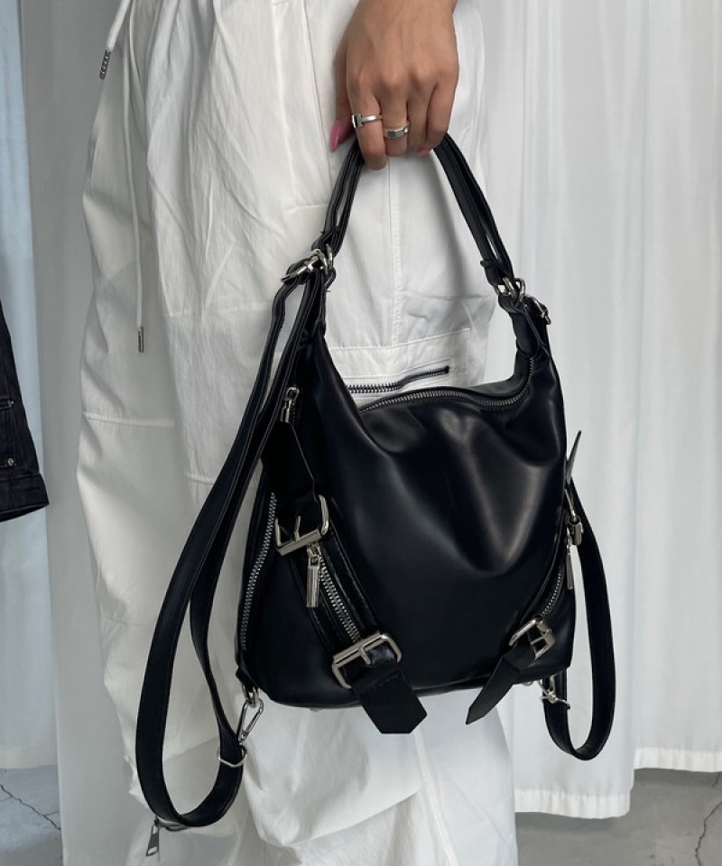 3way fakeleather bag