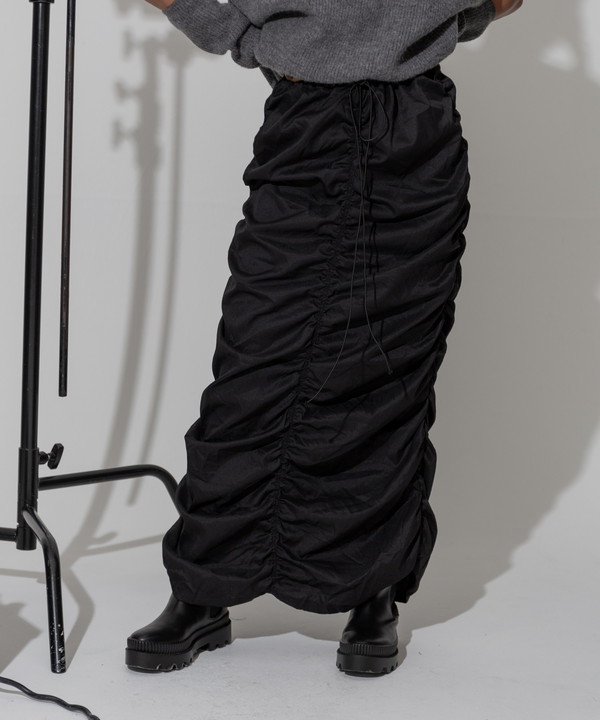 Shirring long skirt｜【公式】ROGER AND RAW通販サイト