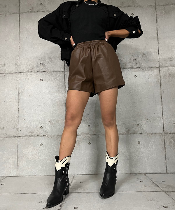 Fake Leather ShortPants｜【公式】ROGER AND RAW通販サイト