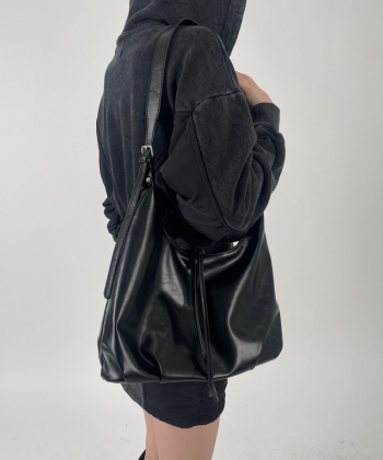 Fakeleather shoulder bag