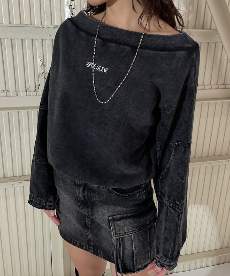 Short denim docking tops