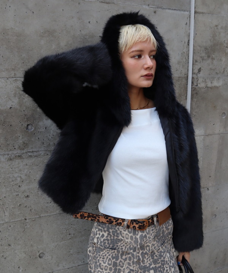 Short fur jacket